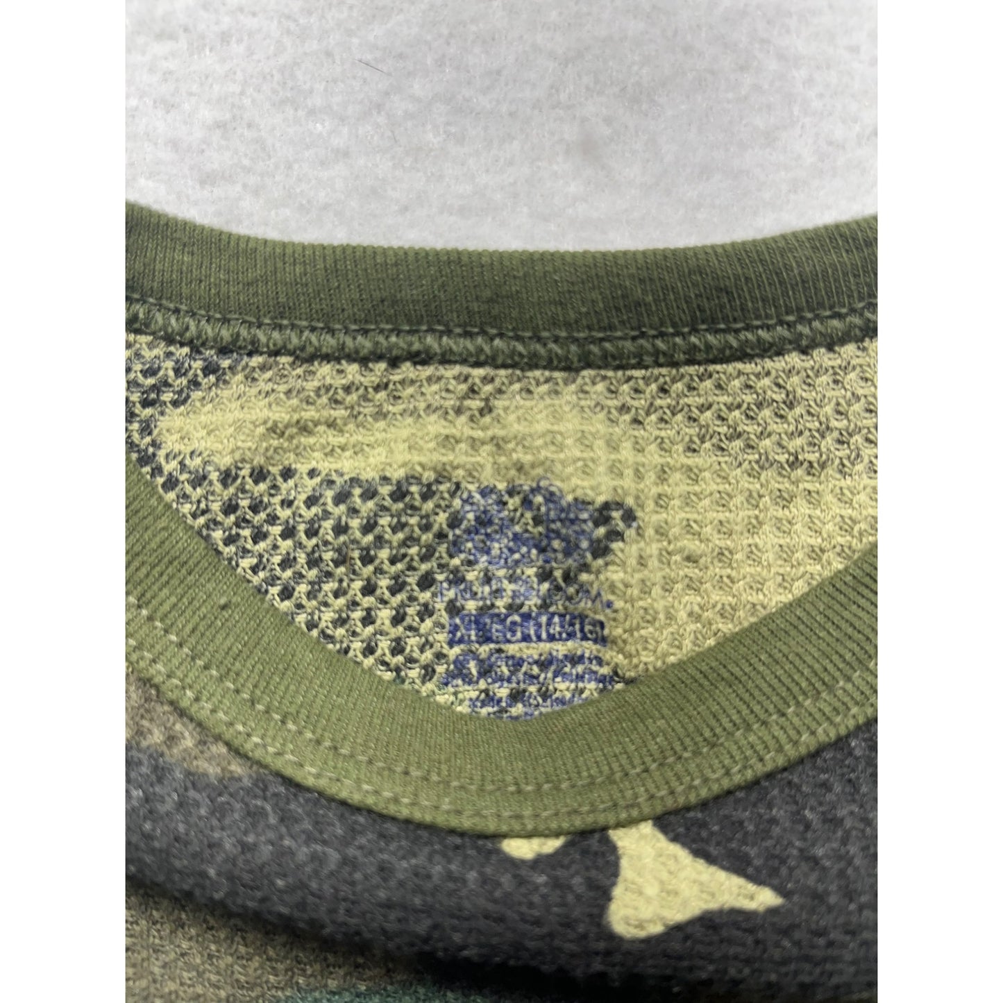 Camo Thermal Long Sleeve Shirt For Kids #2967