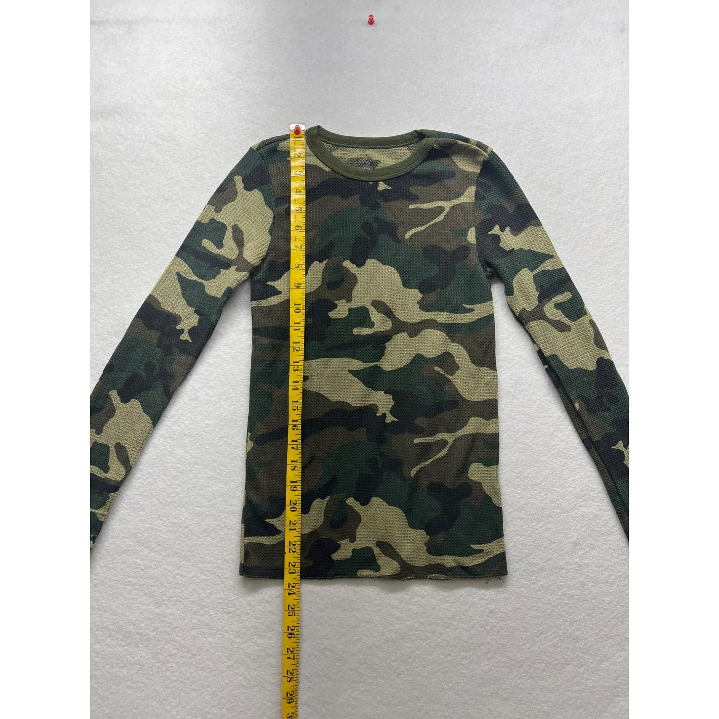 Camo Thermal Long Sleeve Shirt For Kids #2967