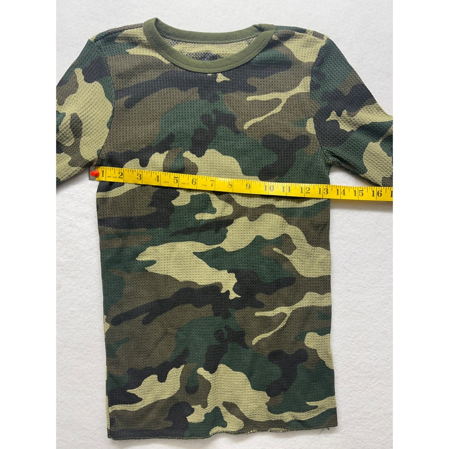 Camo Thermal Long Sleeve Shirt For Kids #2967