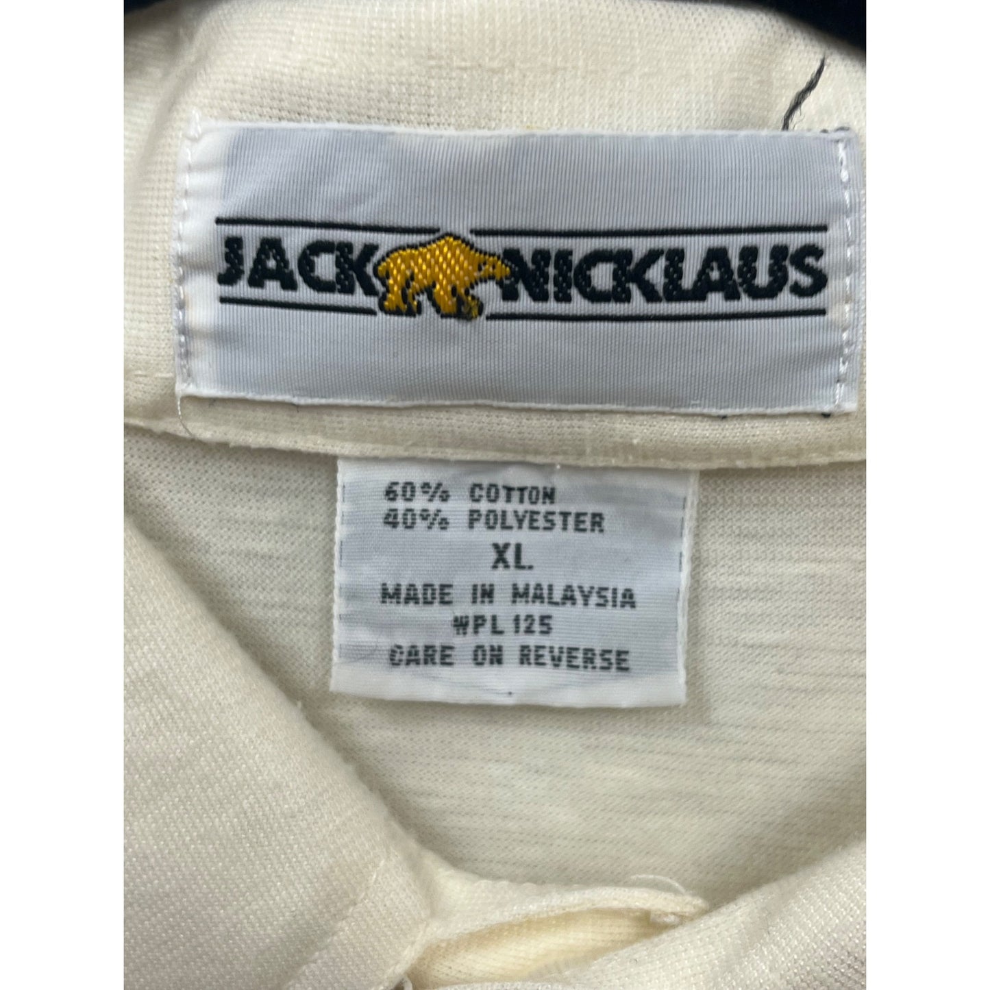 Men’s XL Jack Nicklaus Bear Embroidered Casual Polo