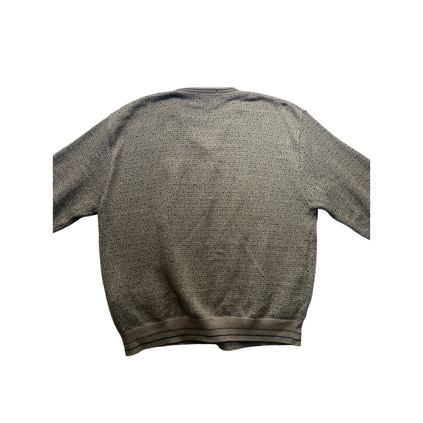 Vintage Carmel Mens V-Neck Pullover Sweater #2969