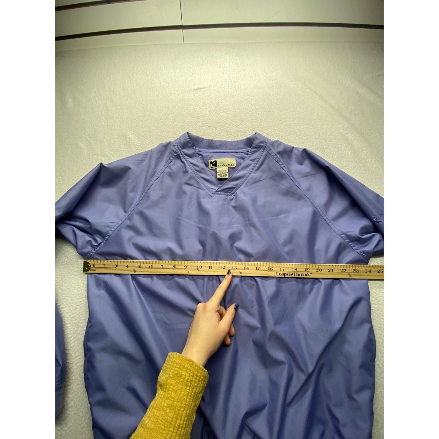 Mens Raes Creek XL Light Purple Windbreaker Pullover #7327