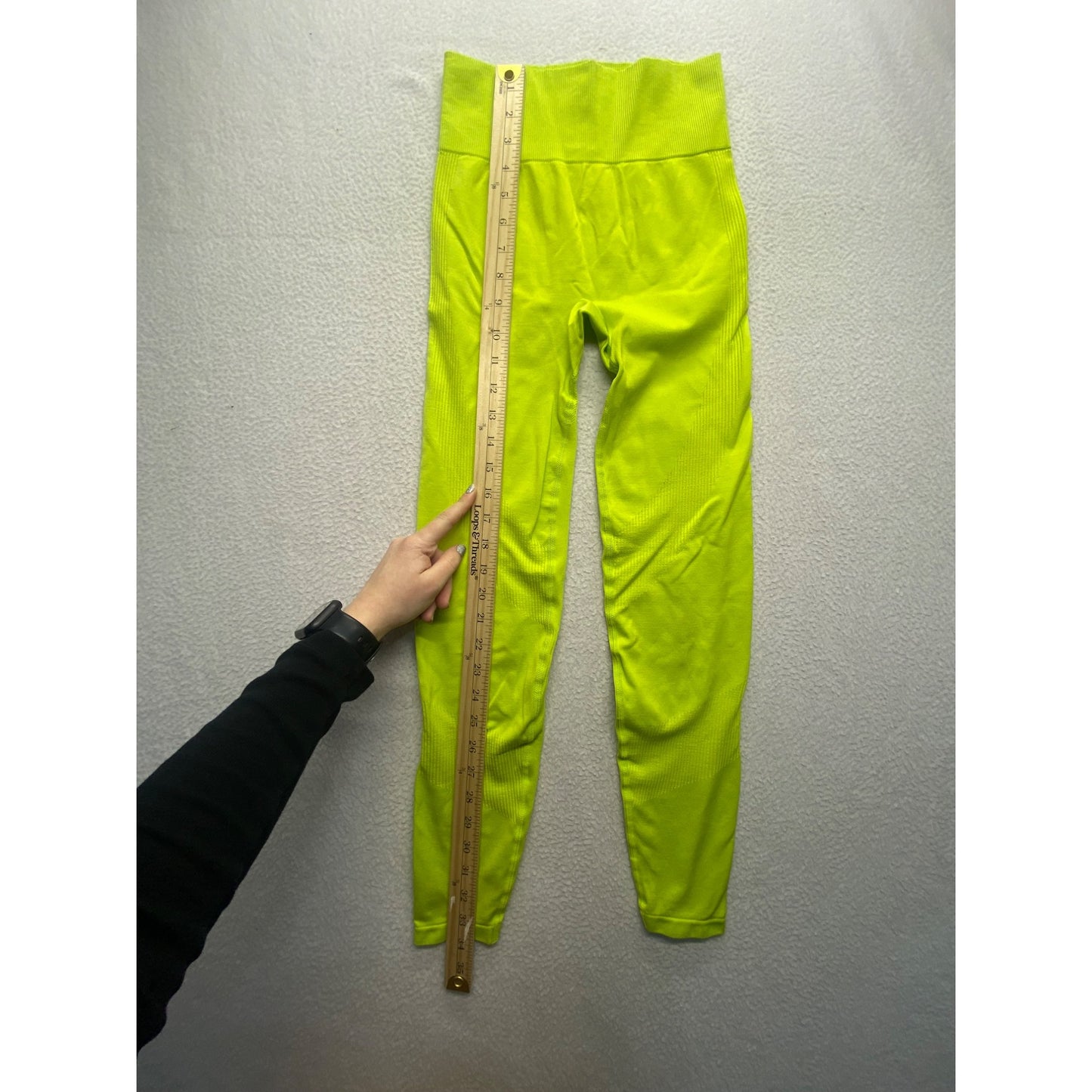 Pink Active High-Waisted Seamless Leggings XS/S Neon Yellow #7149