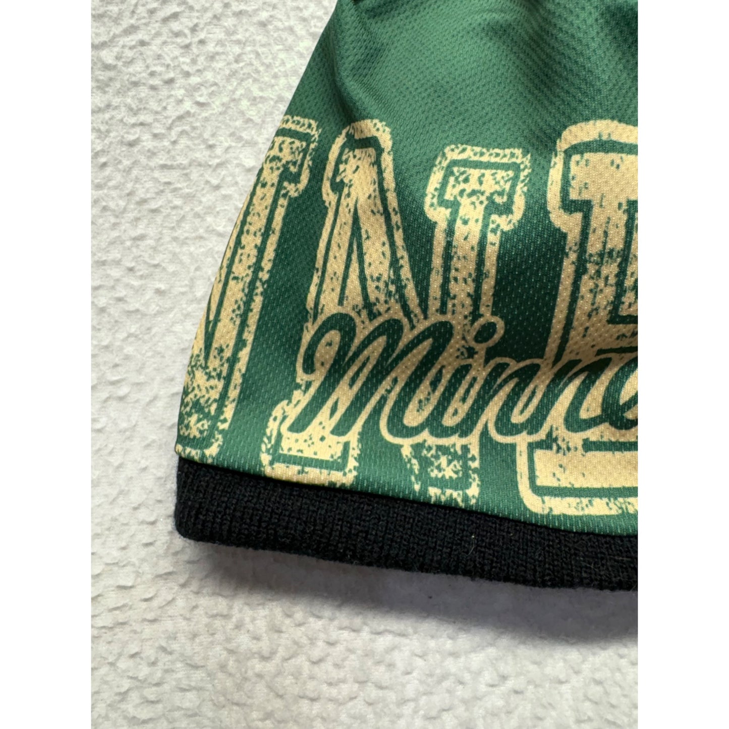 Minnesota Graphic Beanie - Green & Yellow #7431