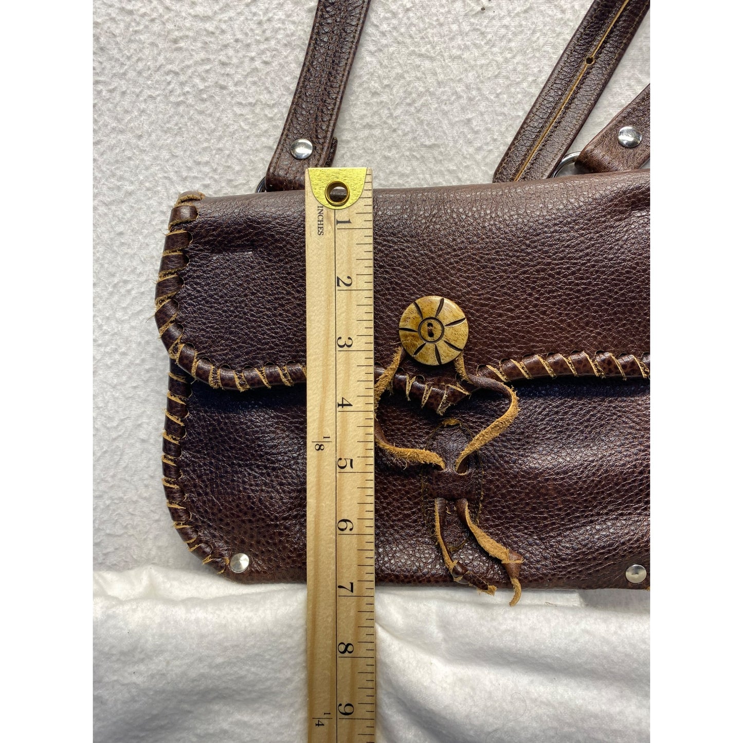 Handcrafted Leather Crossbody Bag #5860