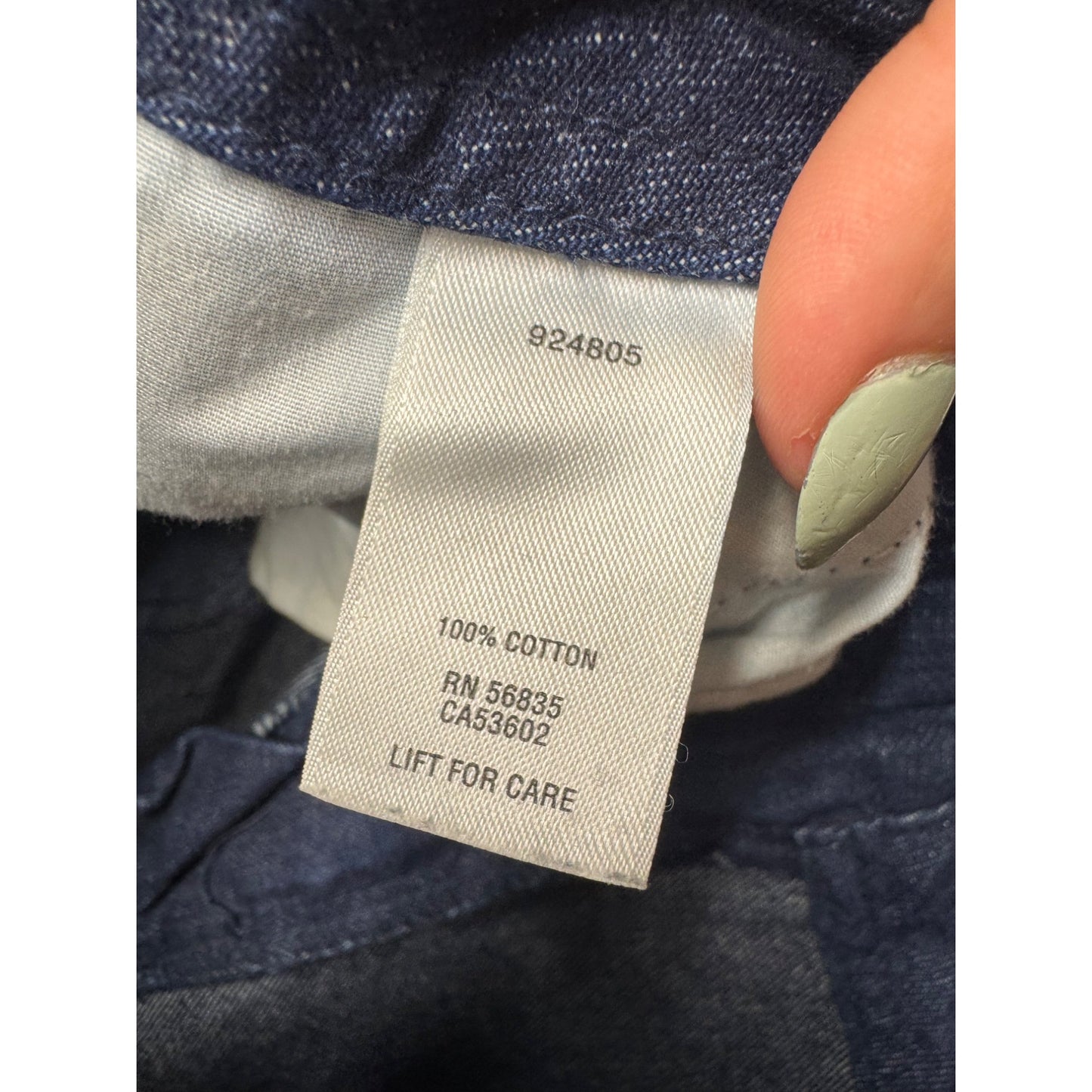 Cabelas Womens Blue Denim Cargo Pants Size 4 With Multiple Pockets #7830
