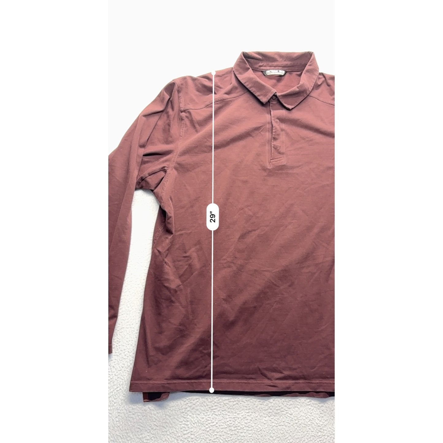 Arcteryx Mens XXL Long Sleeve Polo Shirt #7525
