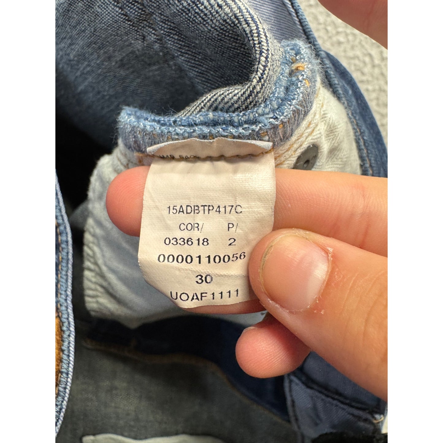 Holding Horses Womens Straight Leg Jeans W30 Cotton Blend Blue #7940