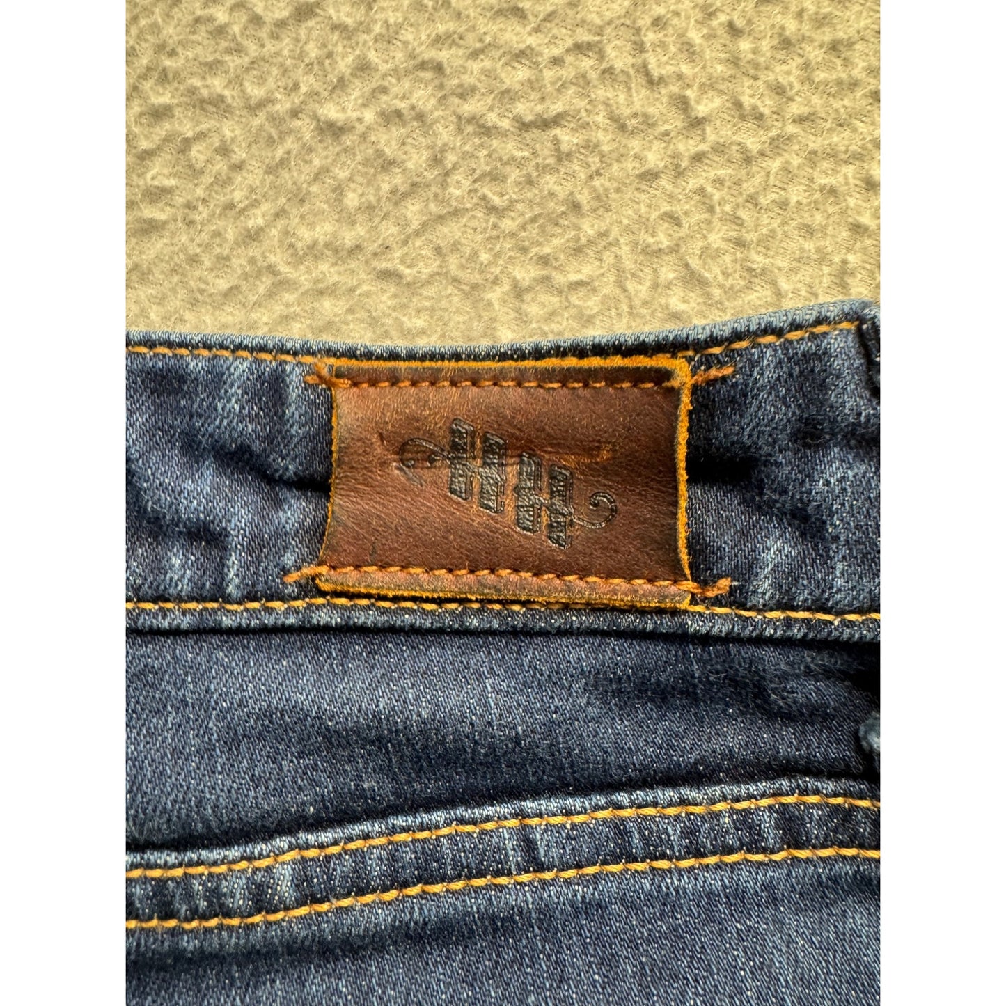 Holding Horses Womens Straight Leg Jeans W30 Cotton Blend Blue #7940
