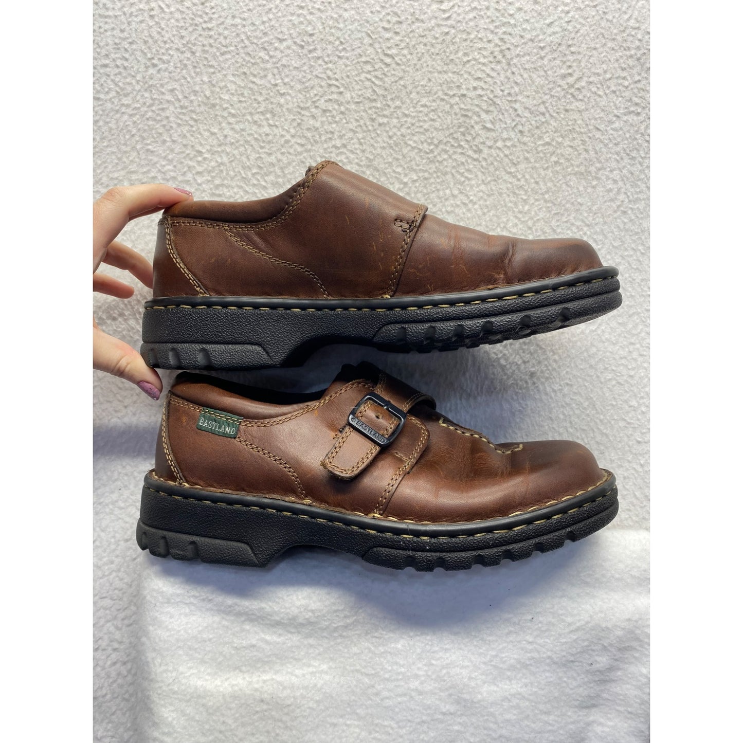 Eastland Womens Leather Slip-On Shoes #5954