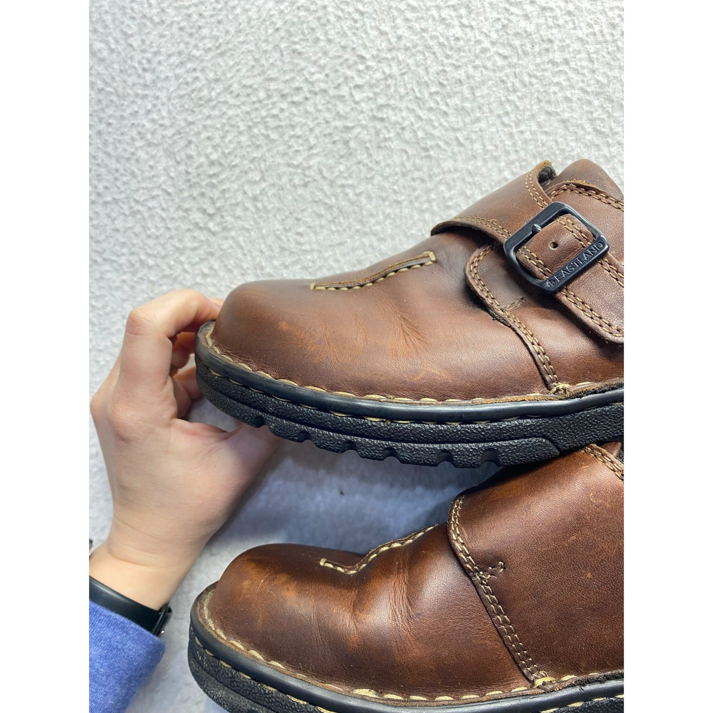 Eastland Womens Leather Slip-On Shoes #5954