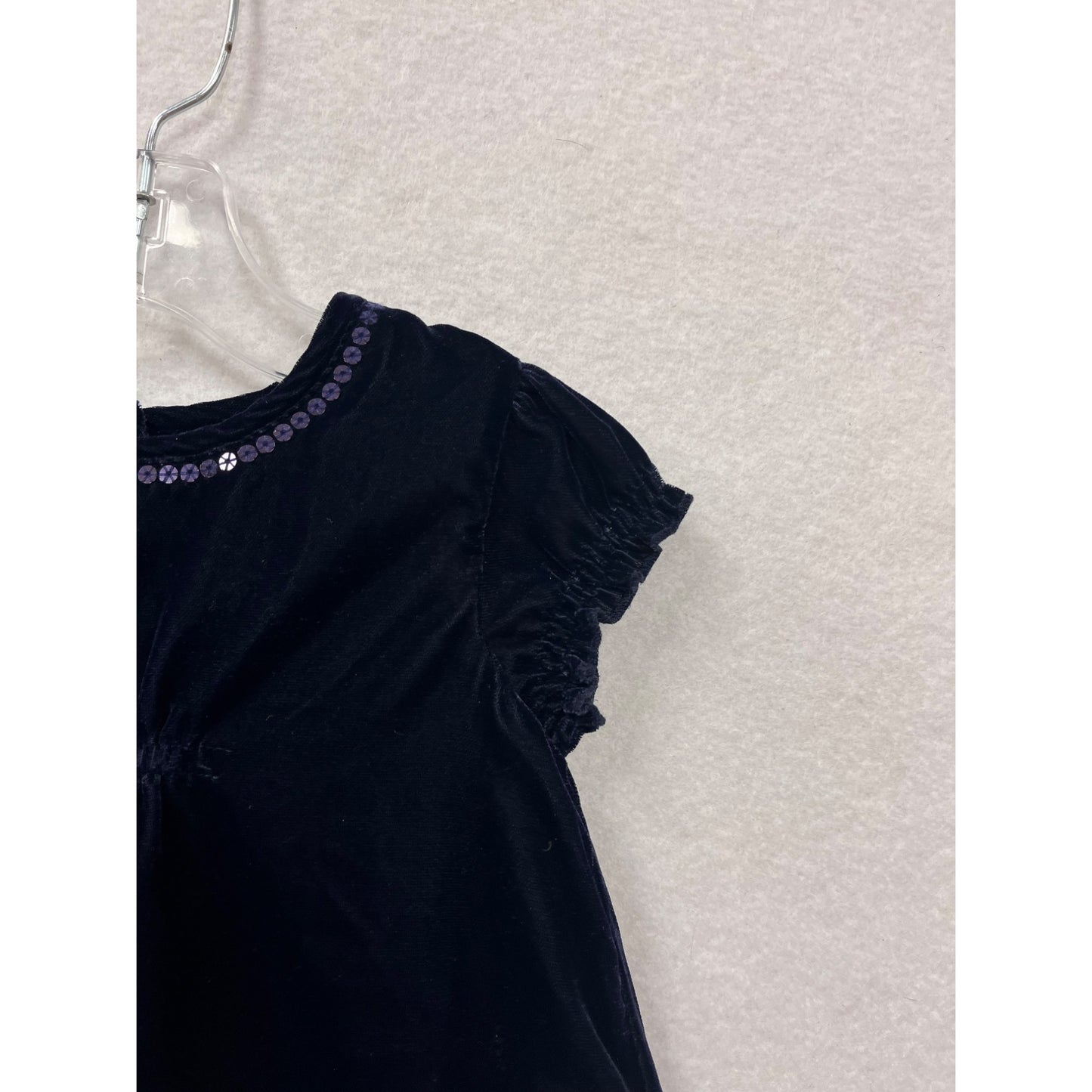 Marks & Spencer Autograph Baby Girl Velvet 9-12 Months Polyester Soft A-Line Dress #6303