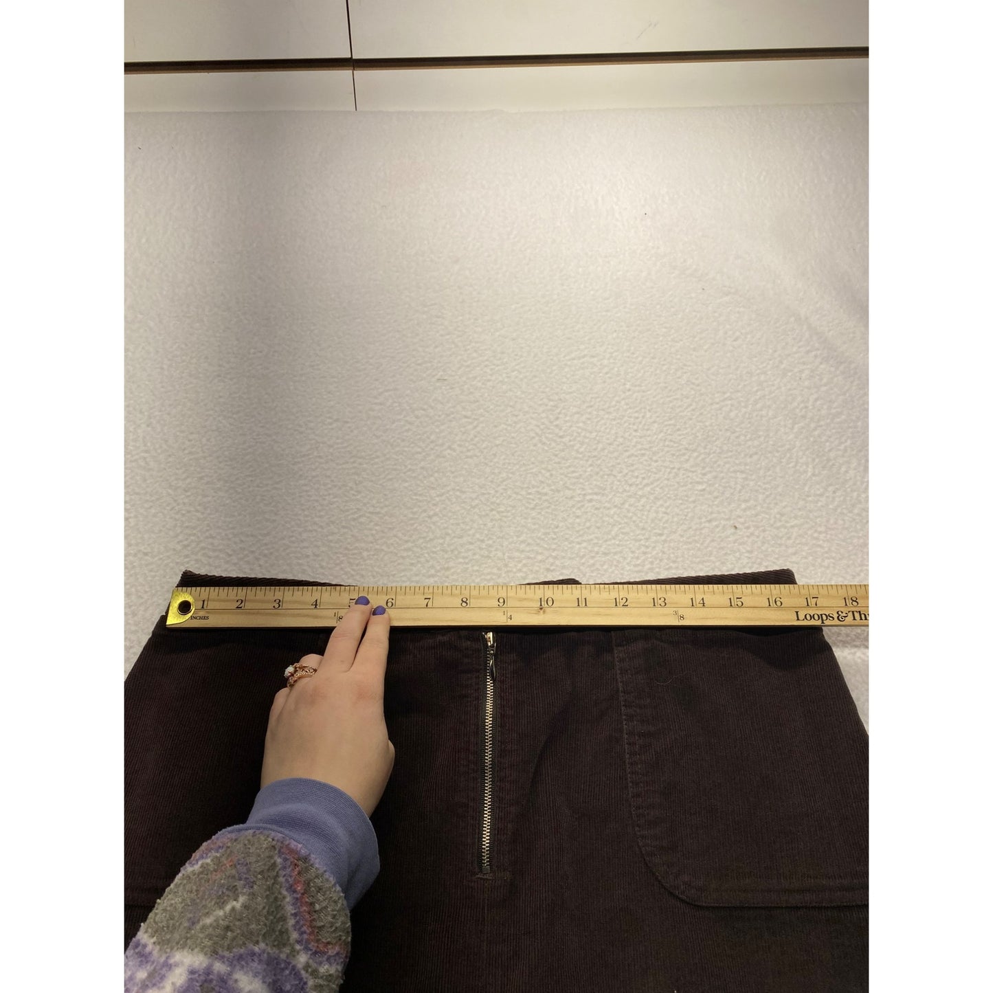 Y2K brown mossimo corduroy skirt #5781