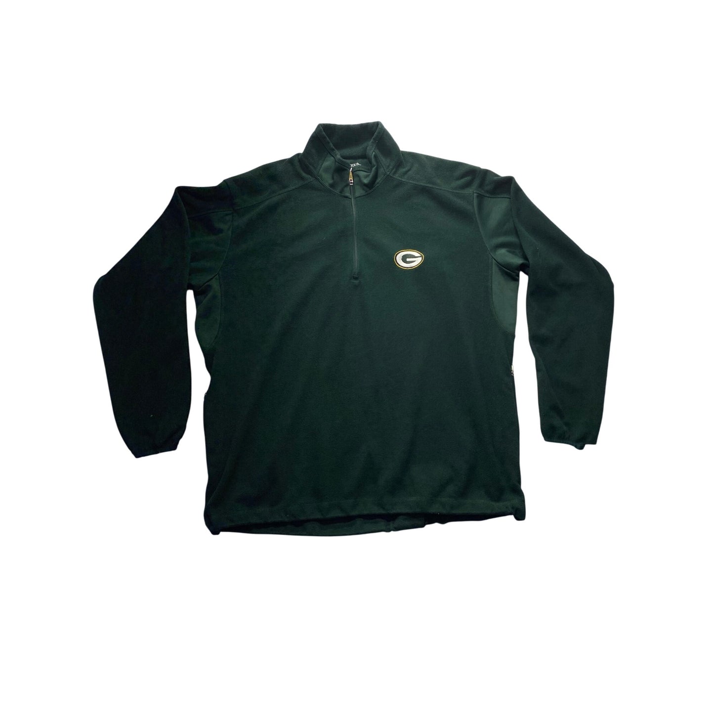 Green Bay Packers Antigua Fleece Quarter-Zip Pullover Men’s Size XL #7101
