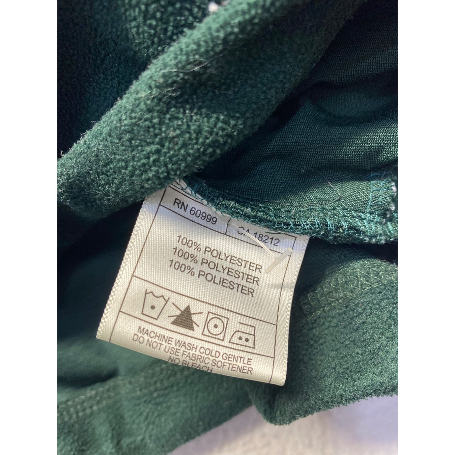 Green Bay Packers Antigua Fleece Quarter-Zip Pullover Men’s Size XL #7101