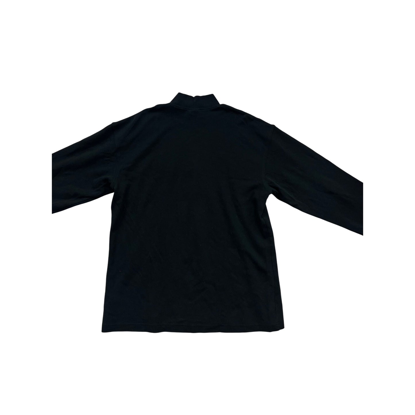 Columbia Black Mock Neck Long Sleeve Shirt L #935A