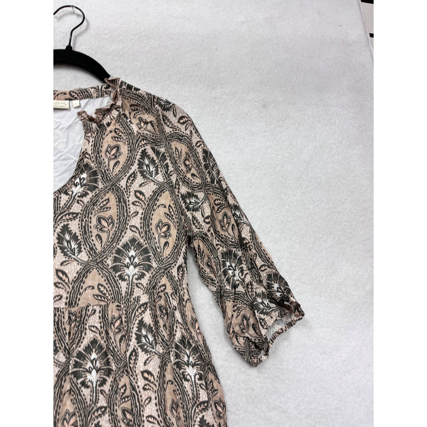 Spartina 449 Paisley Print Viscose Dress #386A