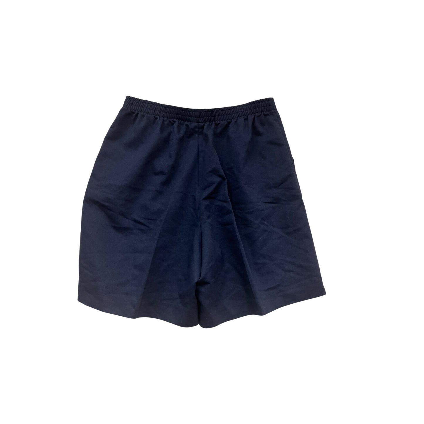 Leon Levin Navy Blue Elastic Waist Shorts Size M #911A