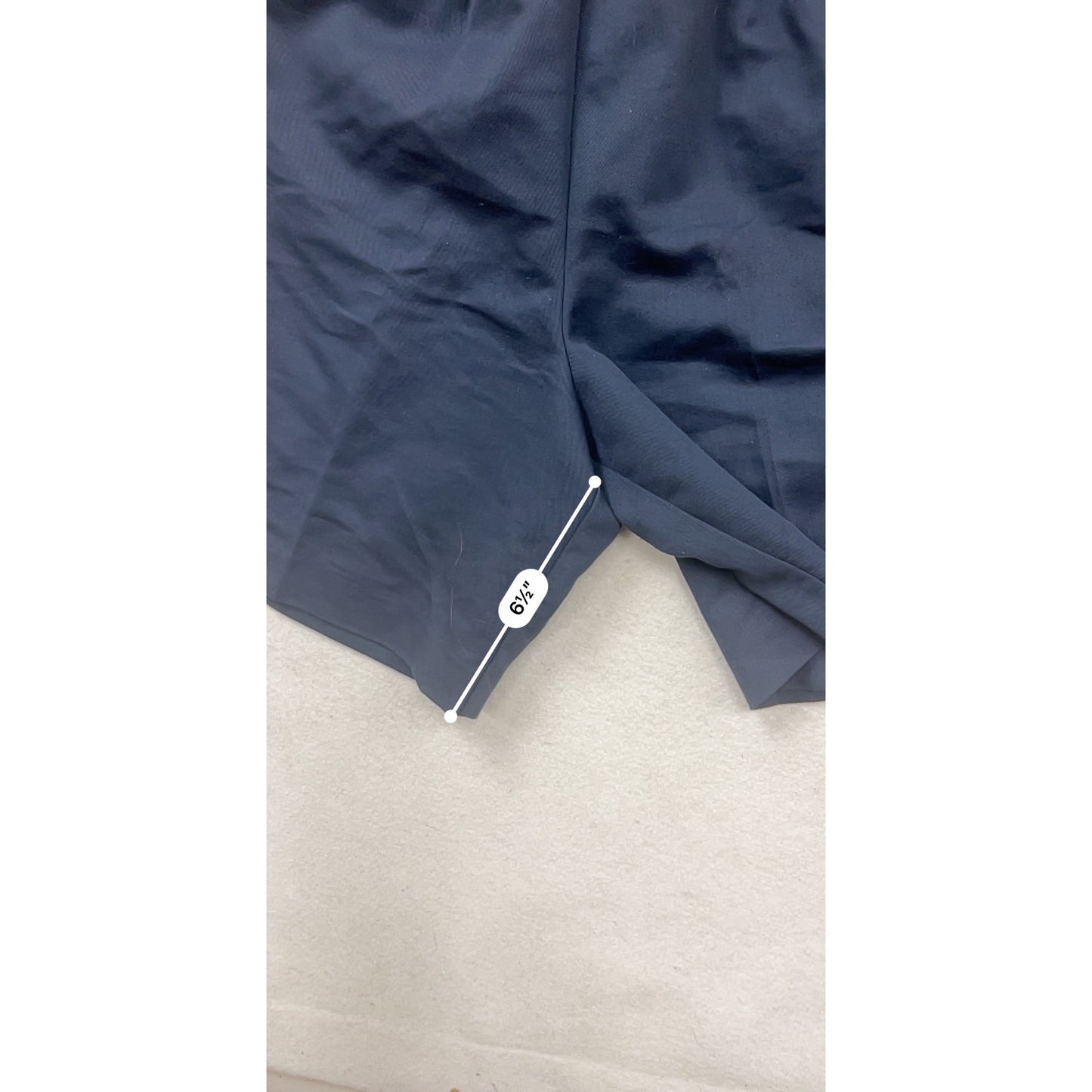 Leon Levin Navy Blue Elastic Waist Shorts Size M #911A