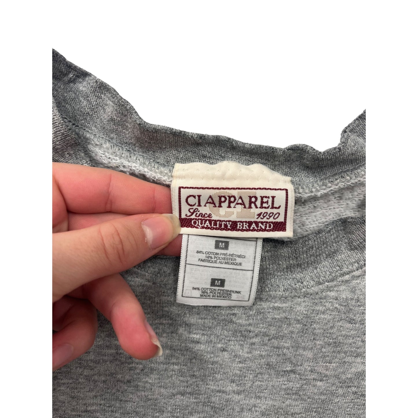 Vintage UW-La Crosse Gray Sweatshirt By CI Apparel #6080