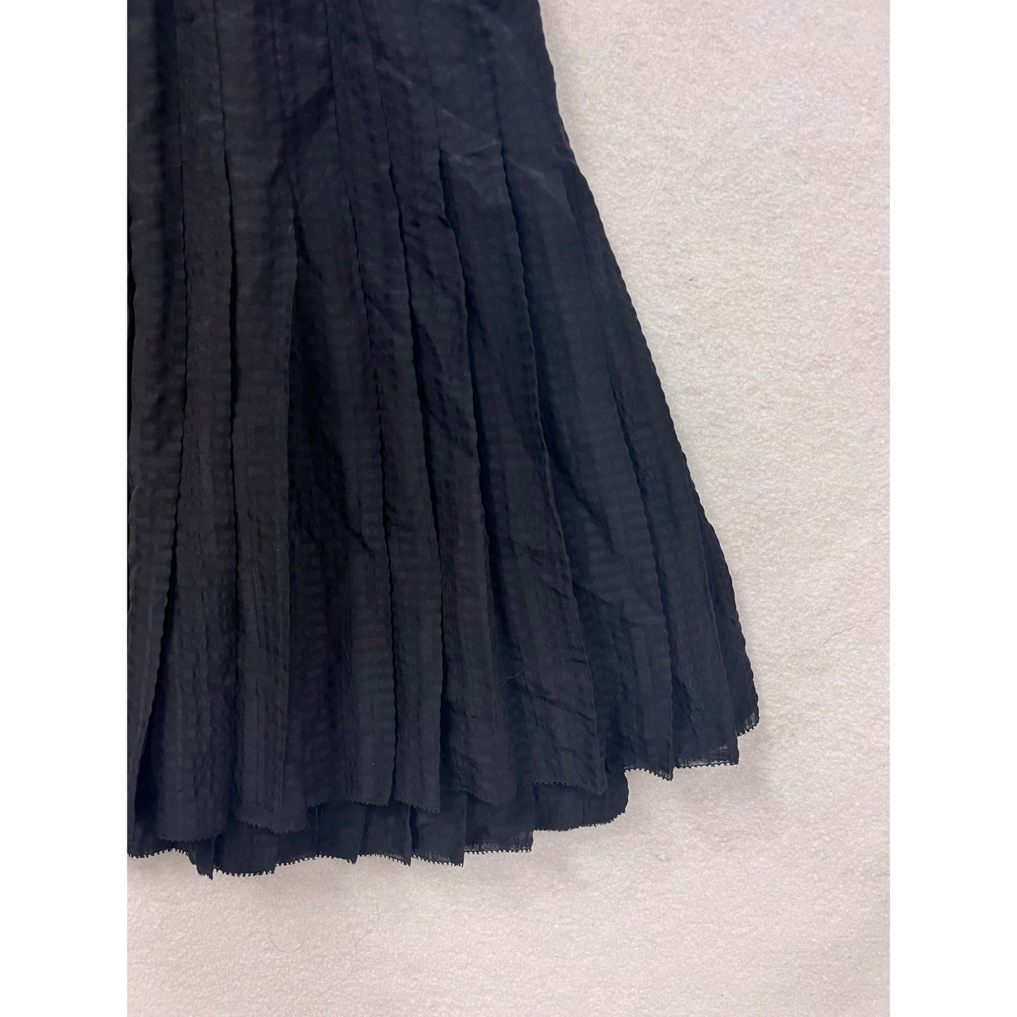 Marc By Marc Jacobs Black Strapless Dress Size 12 100% Silk Shell #8136