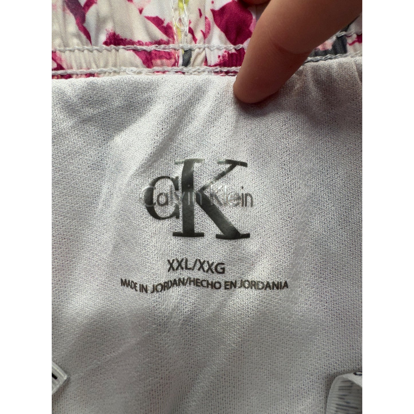 Calvin Klein Floral Print Running Shorts XXL #157B