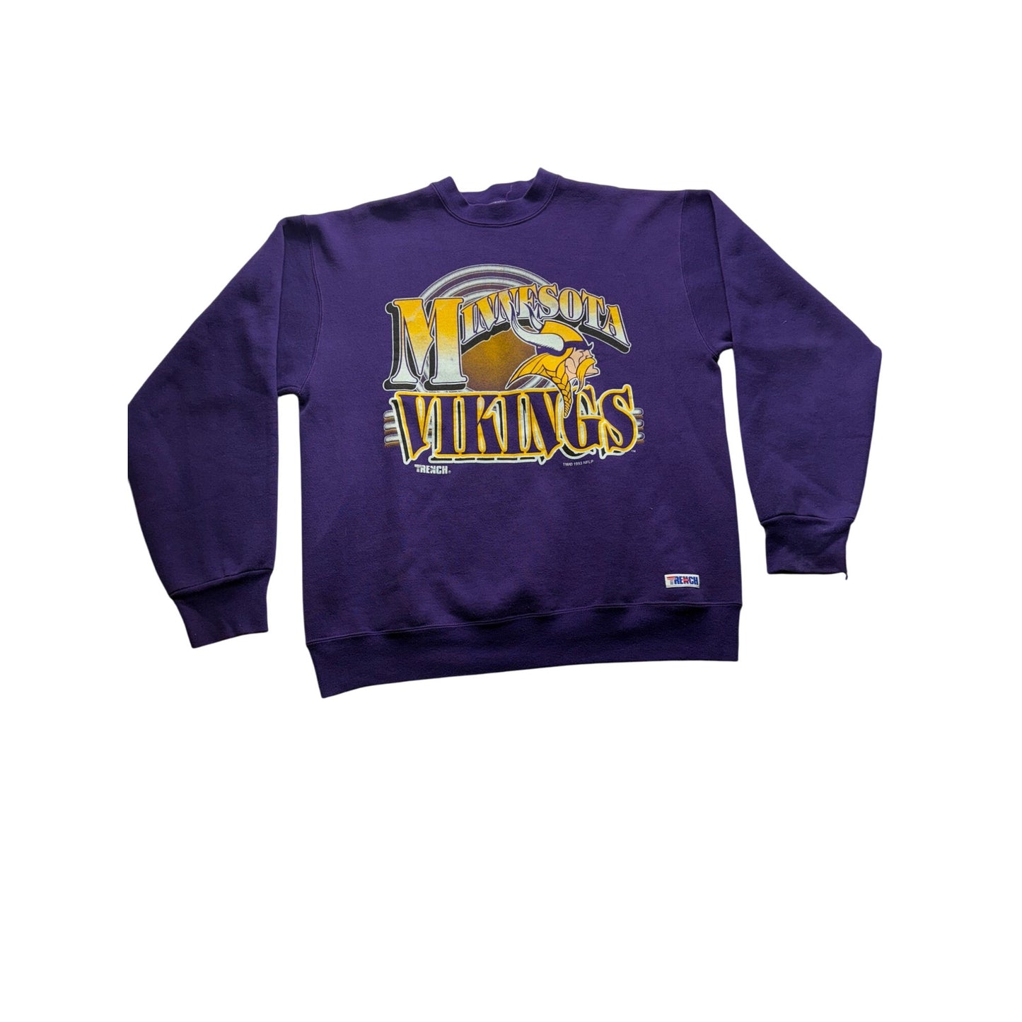 Vintage Minnesota Vikings Purple Crewneck Sweatshirt #7533