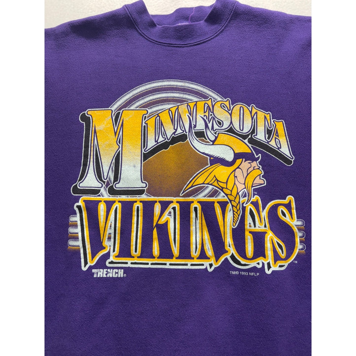 Vintage Minnesota Vikings Purple Crewneck Sweatshirt #7533