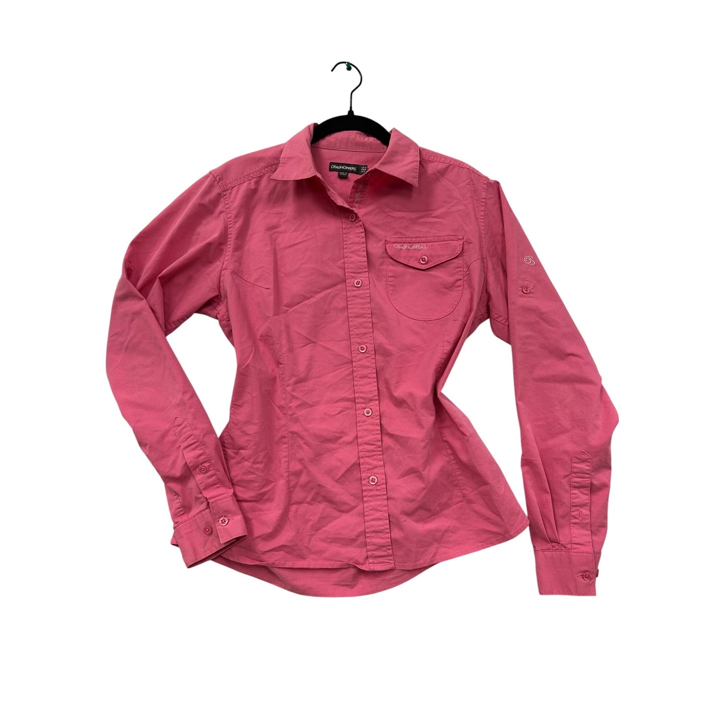 Craghoppers Womens Pink Long Sleeve Button-Up Shirt #6133