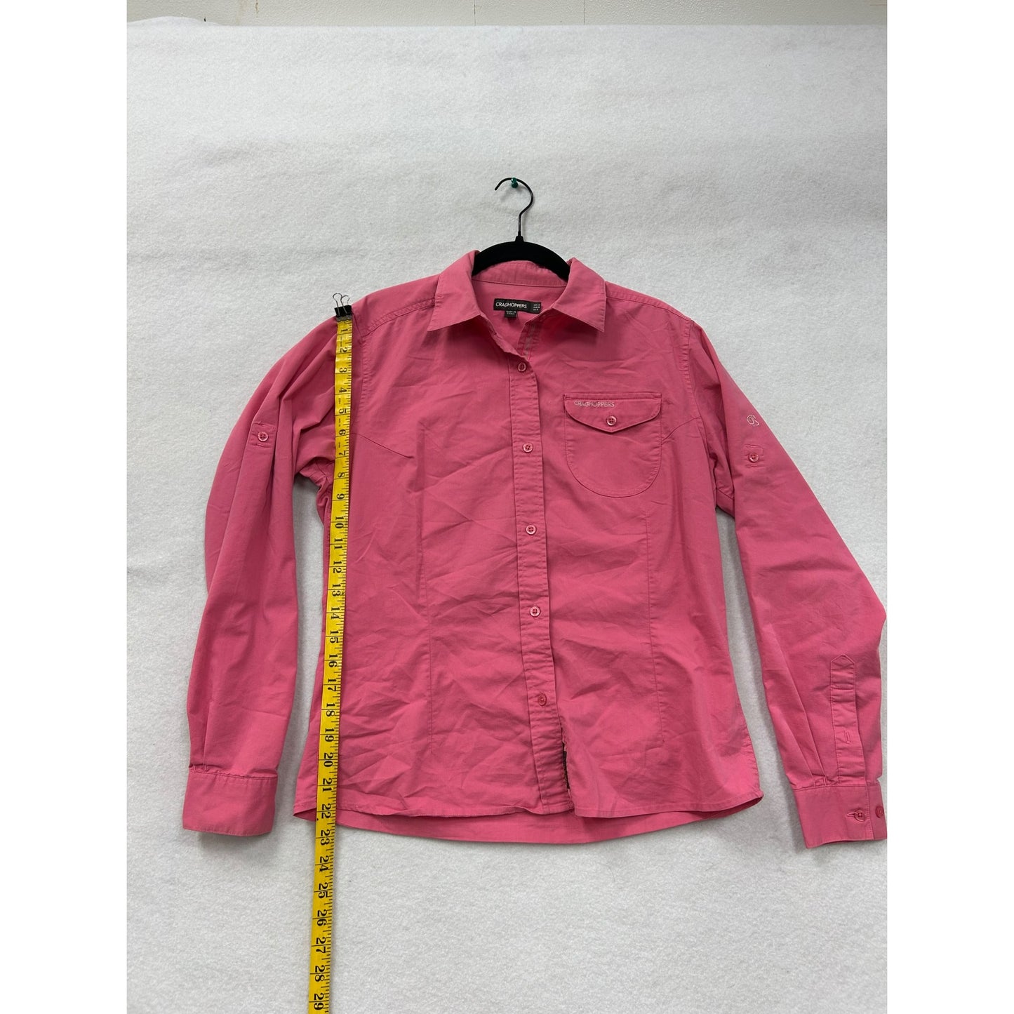 Craghoppers Womens Pink Long Sleeve Button-Up Shirt #6133