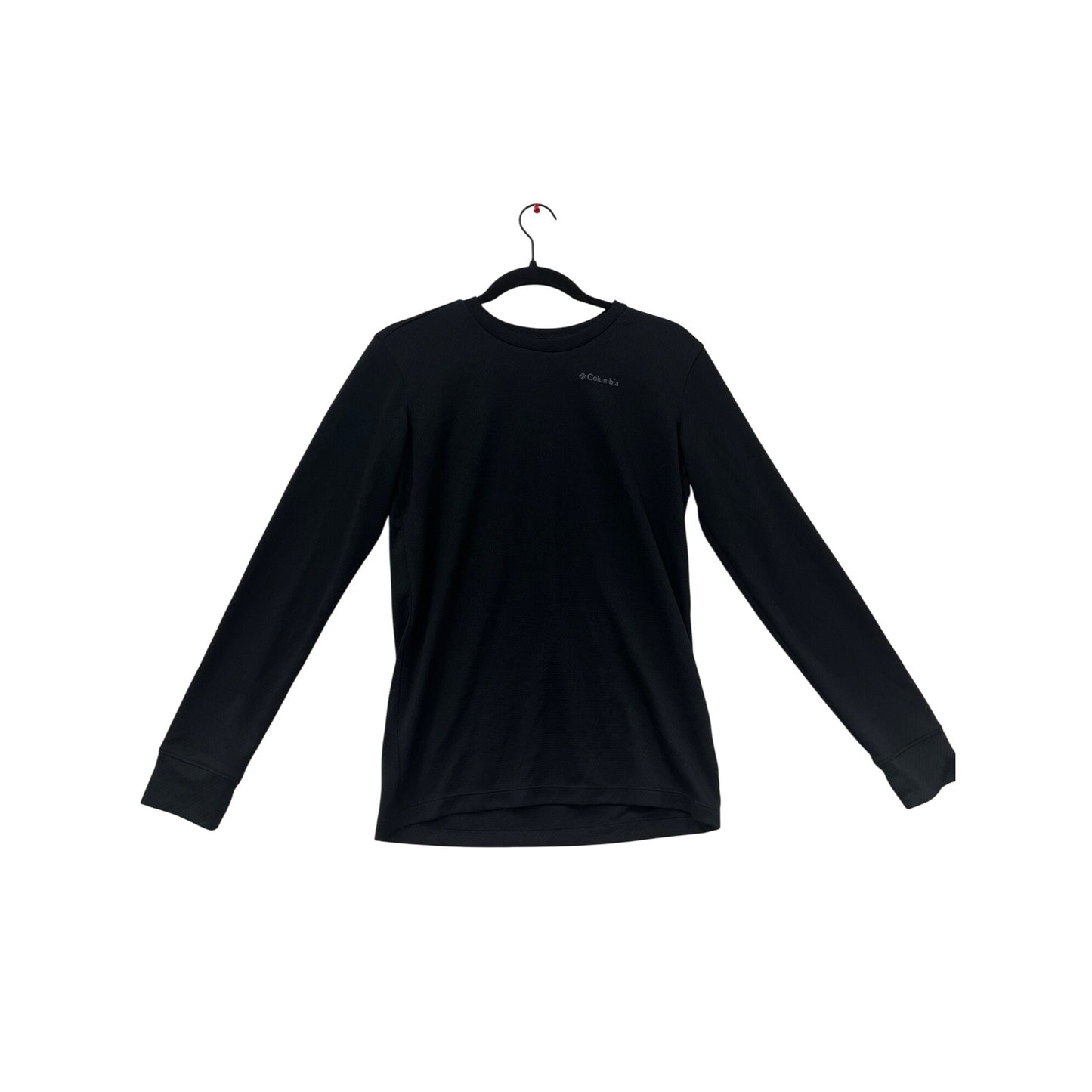 Men’s Columbia Black Omni-Wick Long Sleeve Crew Shirt #2989