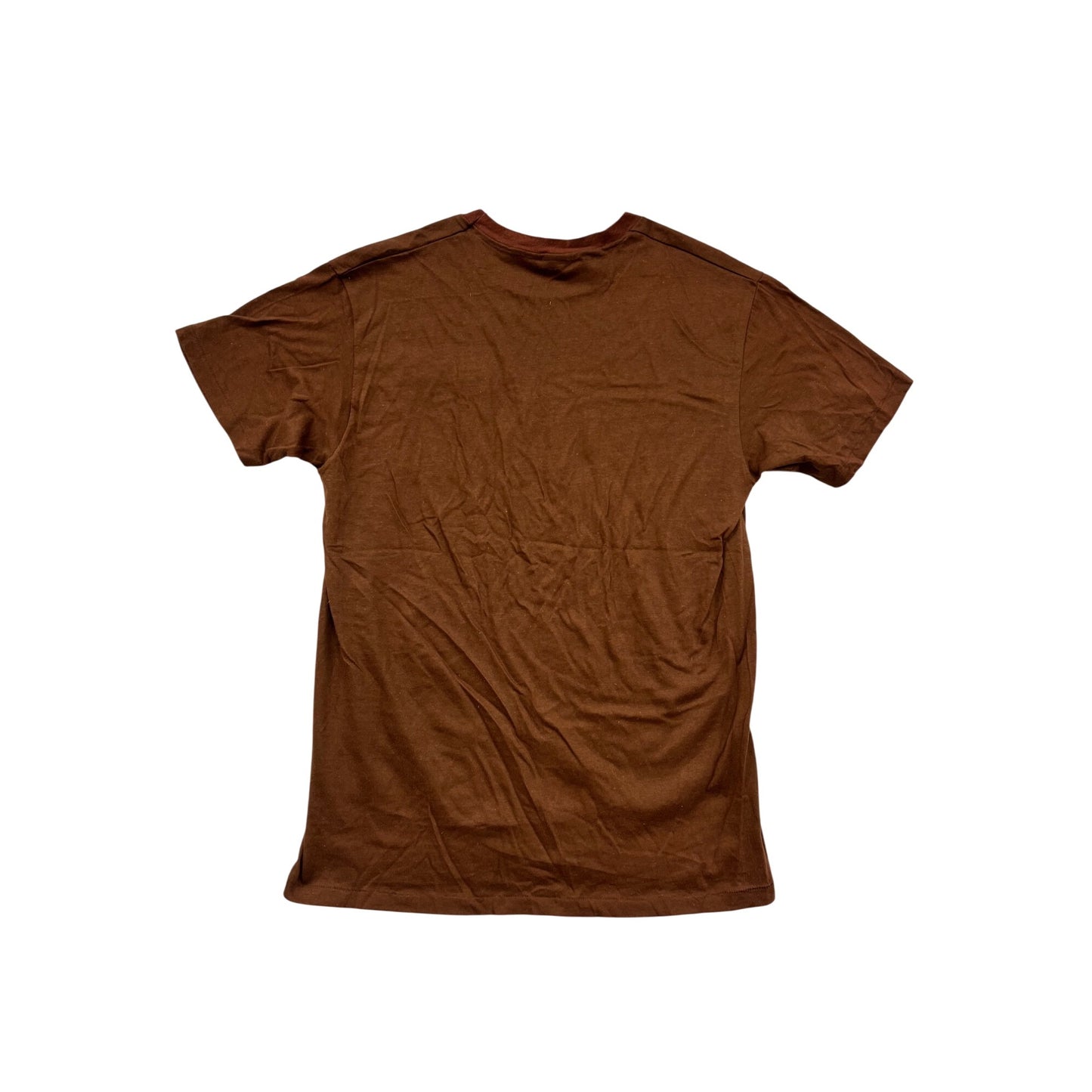 Vintage 90s Hanes Brown Pocket T-Shirt Mens XL #8018