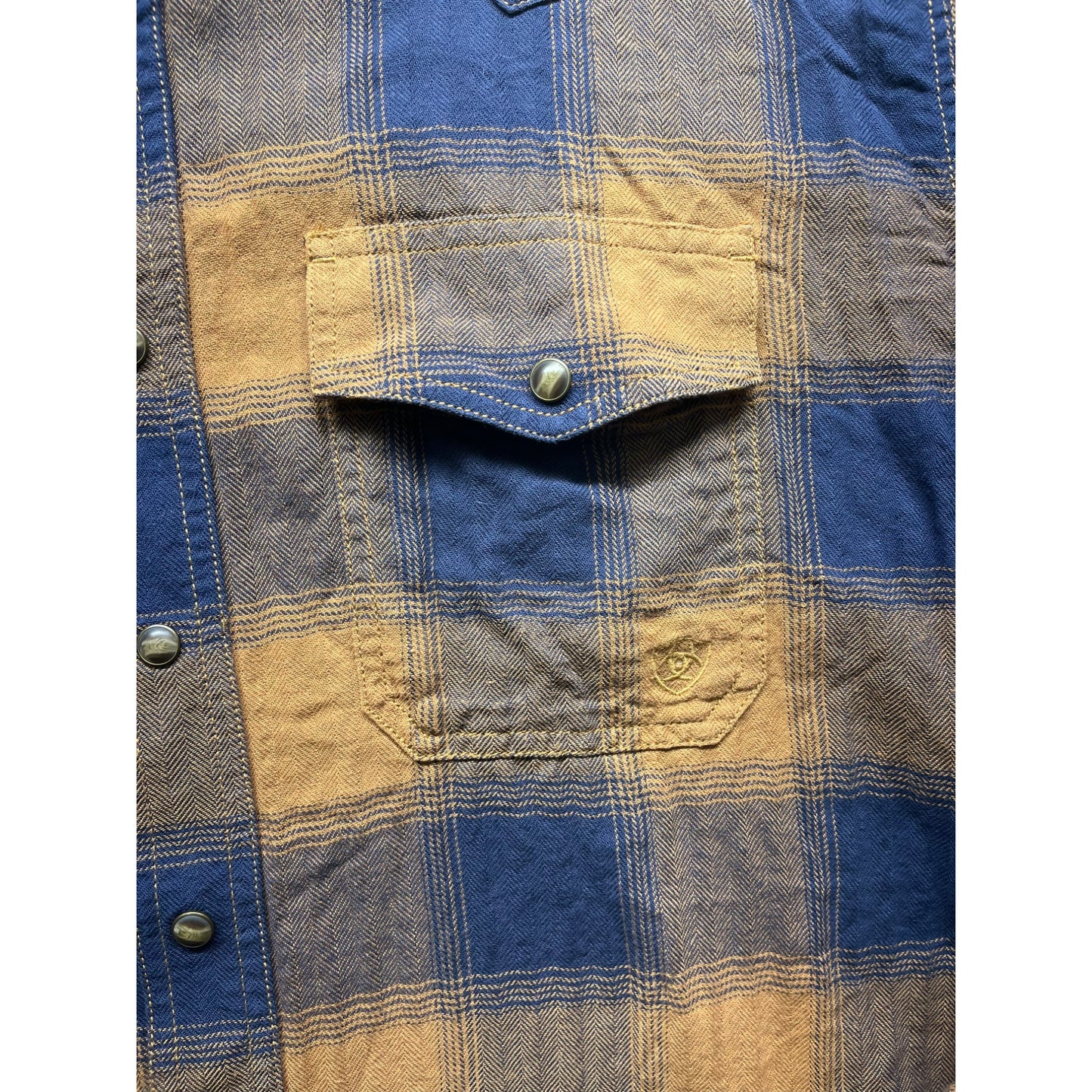 Ariat Mens Retro Fit Plaid Flannel Button Up #2961