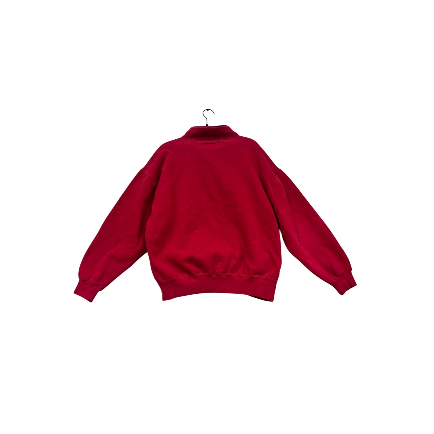 L.L. Bean Red Half-Zip Pullover Sweatshirt X-Large #815A