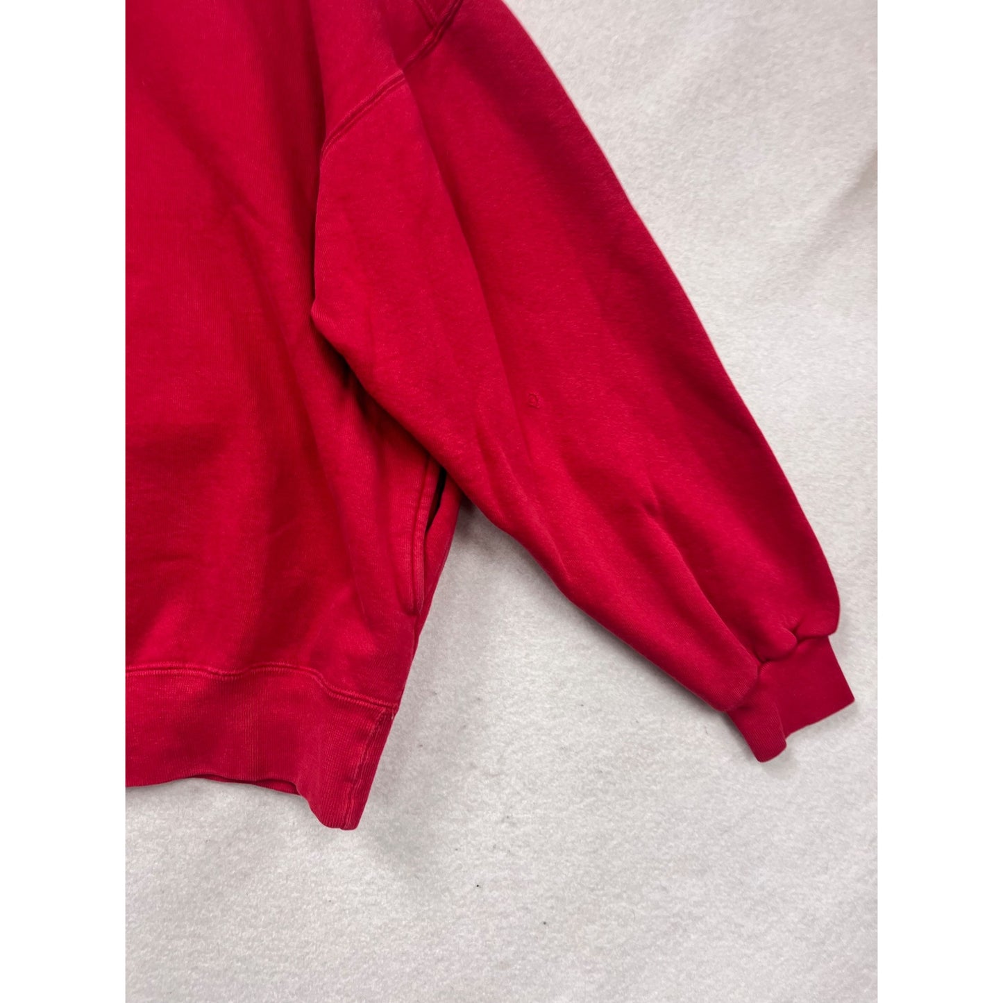 L.L. Bean Red Half-Zip Pullover Sweatshirt X-Large #815A