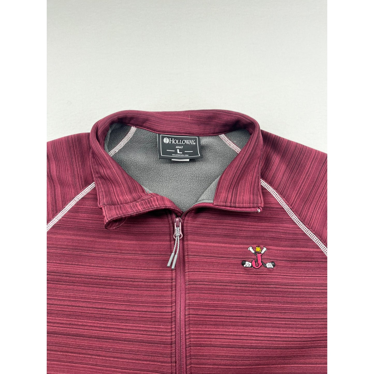 Holloway Embroidered Hockey Adult Large 1/4 Zip Pullover Jacket #6142