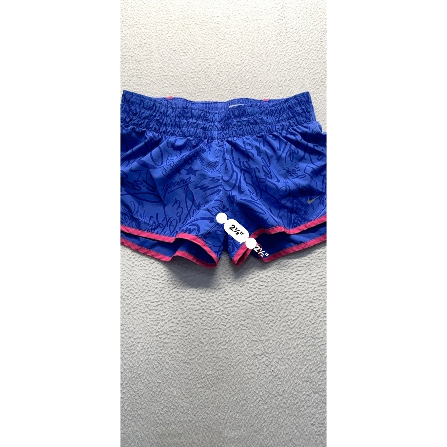 Nike Blue Dri-FIT Running Shorts Size S #7968