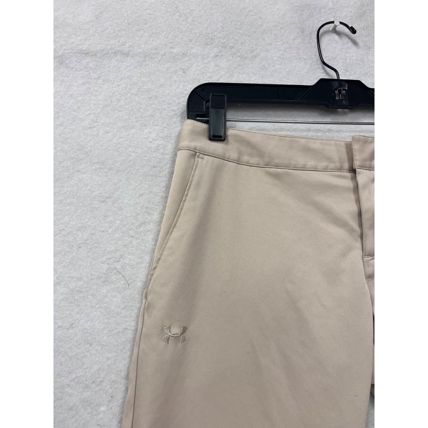 Under Armour Womens Capri Golf Pants Beige Size 2 #6623