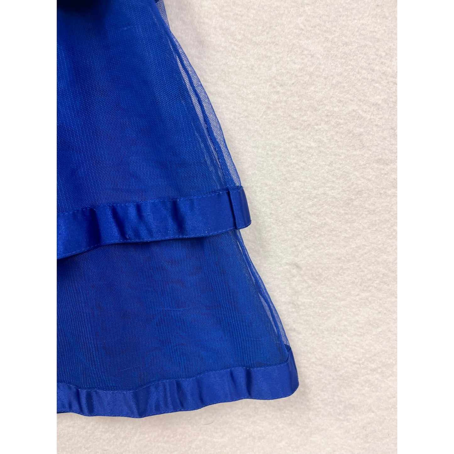 Gymboree Baby Girls Blue Ruffle Party Dress 18-24 Months #6253