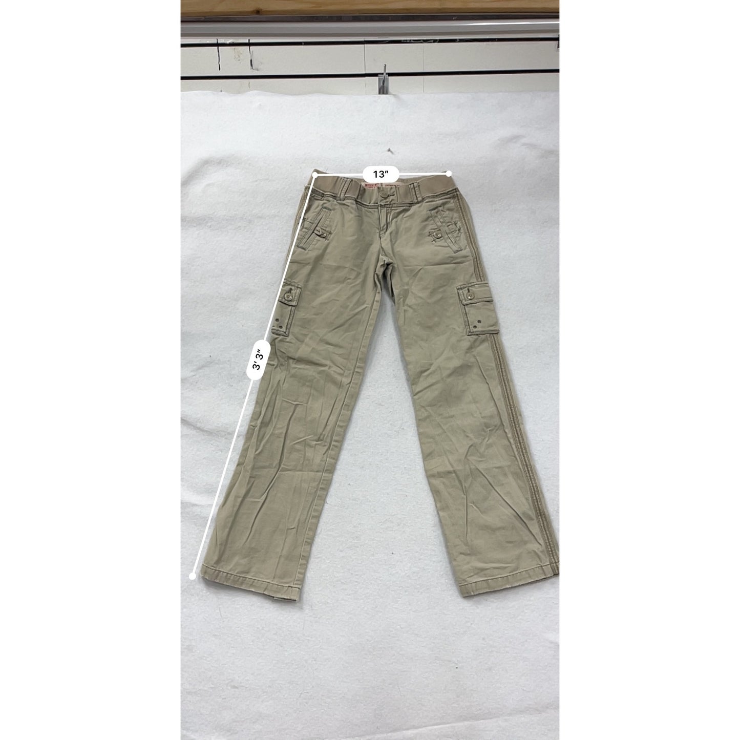 Mossimo Womens Low Rise Relaxed Cargo Pants Size 3 #8260