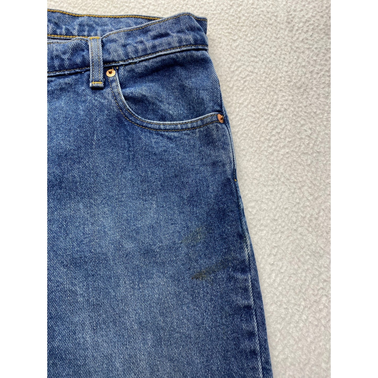 Vintage Arizona Womens Size 15 Relaxed Fit Blue Denim Jeans #7241