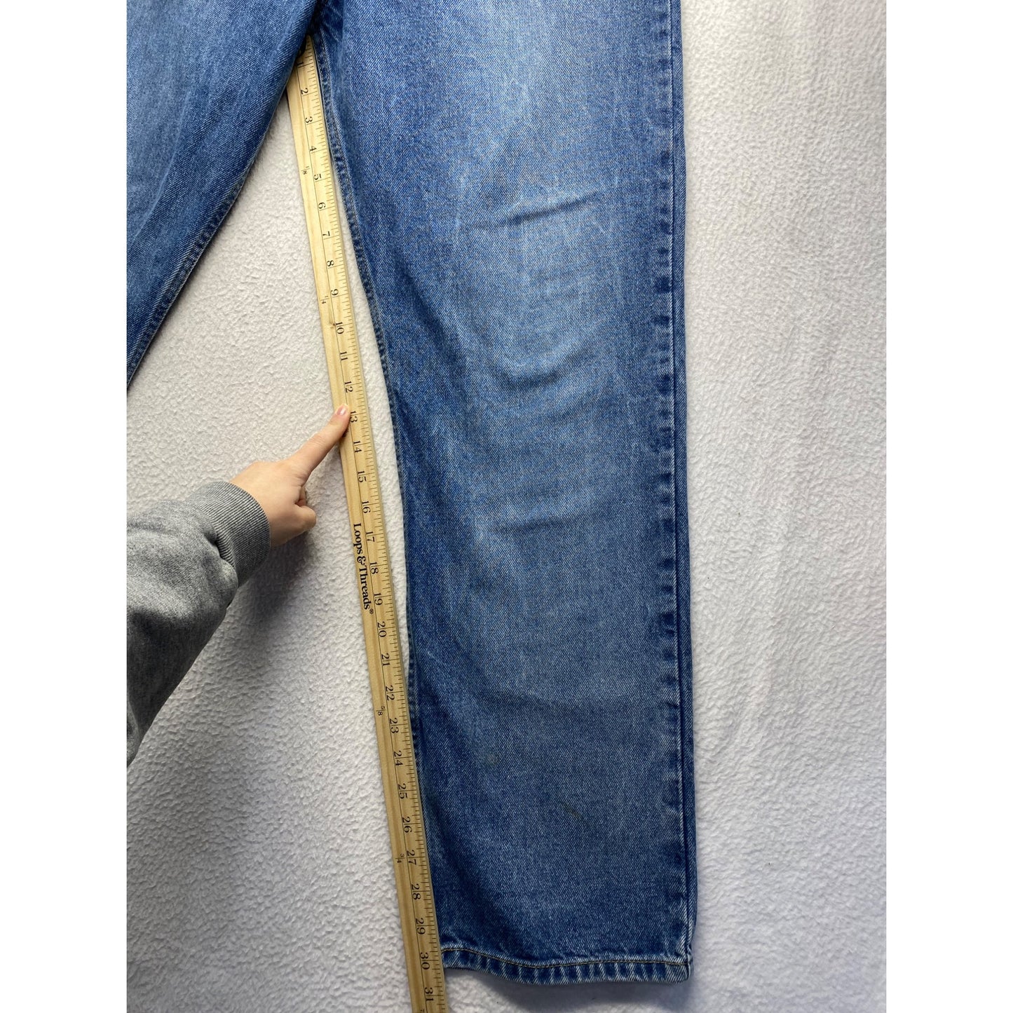 Vintage Arizona Womens Size 15 Relaxed Fit Blue Denim Jeans #7241