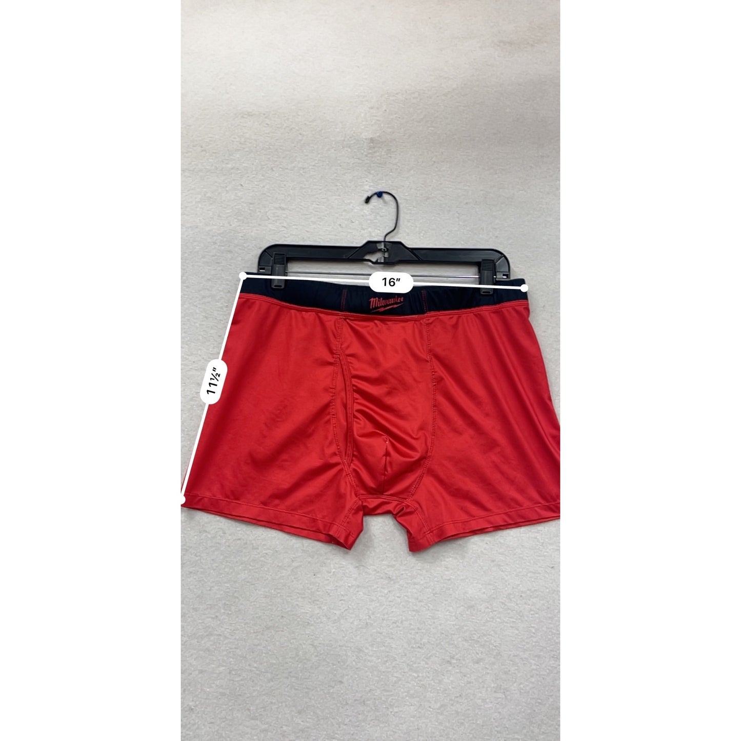 Milwaukee Red & Black Boxer Briefs XL #902A