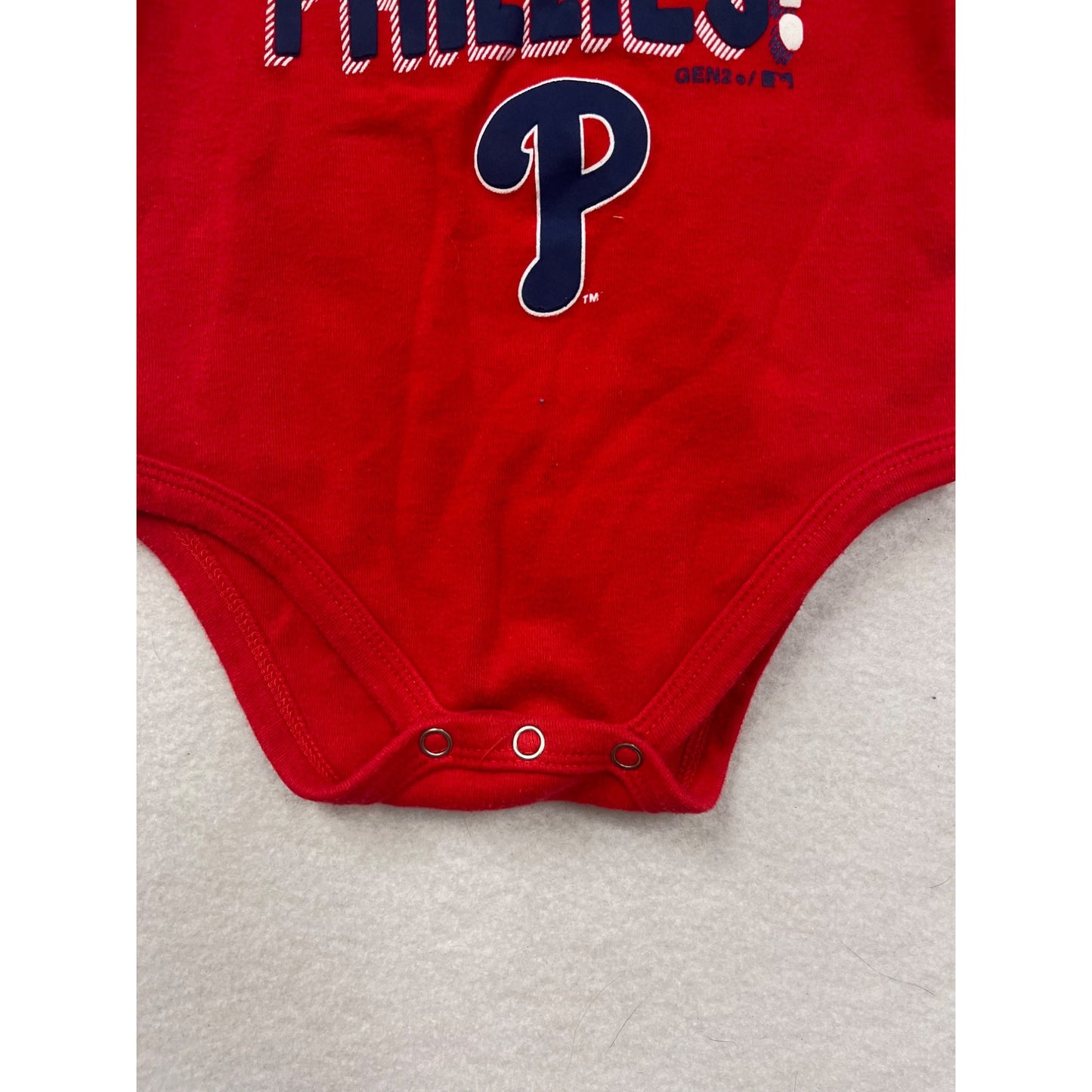 #Go Phillies Baby Bodysuit 12M #6514