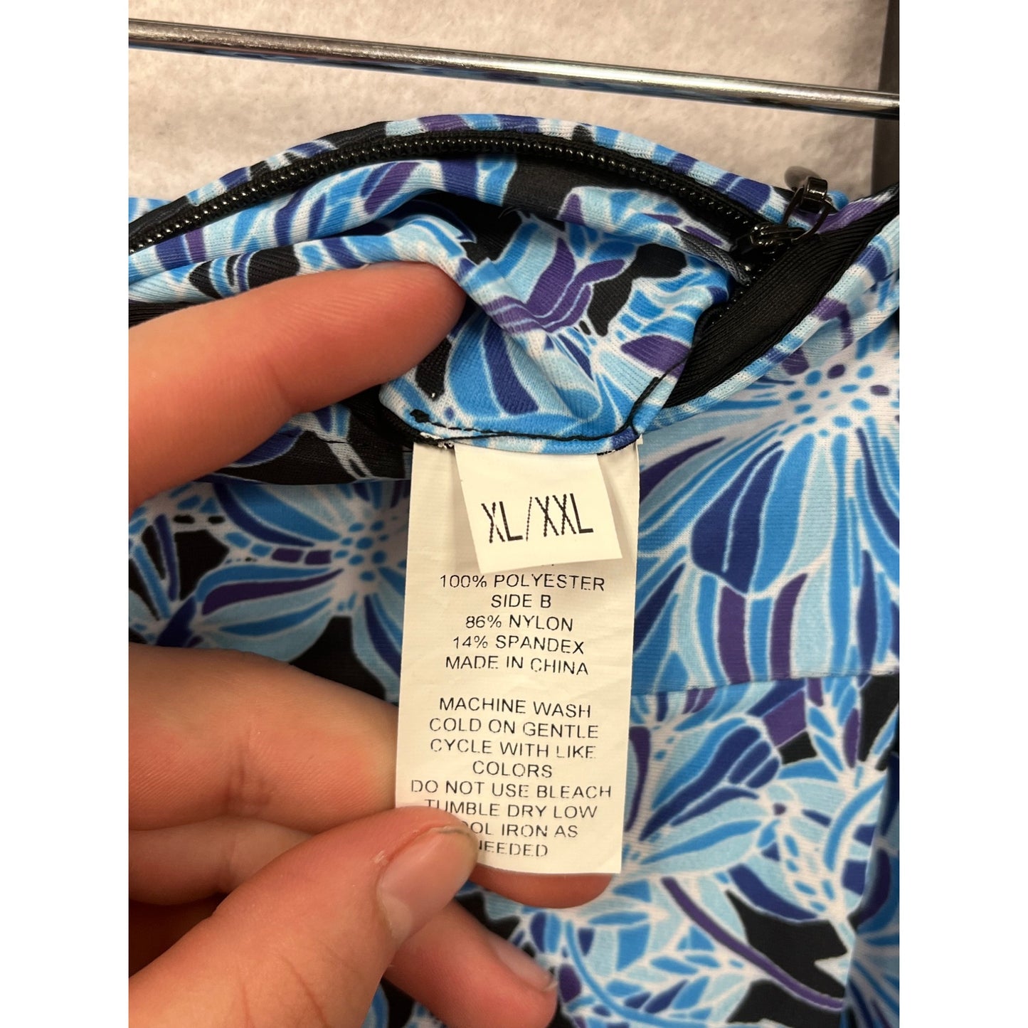 HDE Floral Swim Skirt With Side Tie XL/XXL Polyester #8374