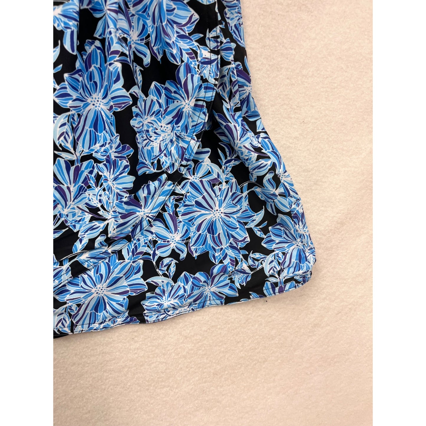 HDE Floral Swim Skirt With Side Tie XL/XXL Polyester #8374