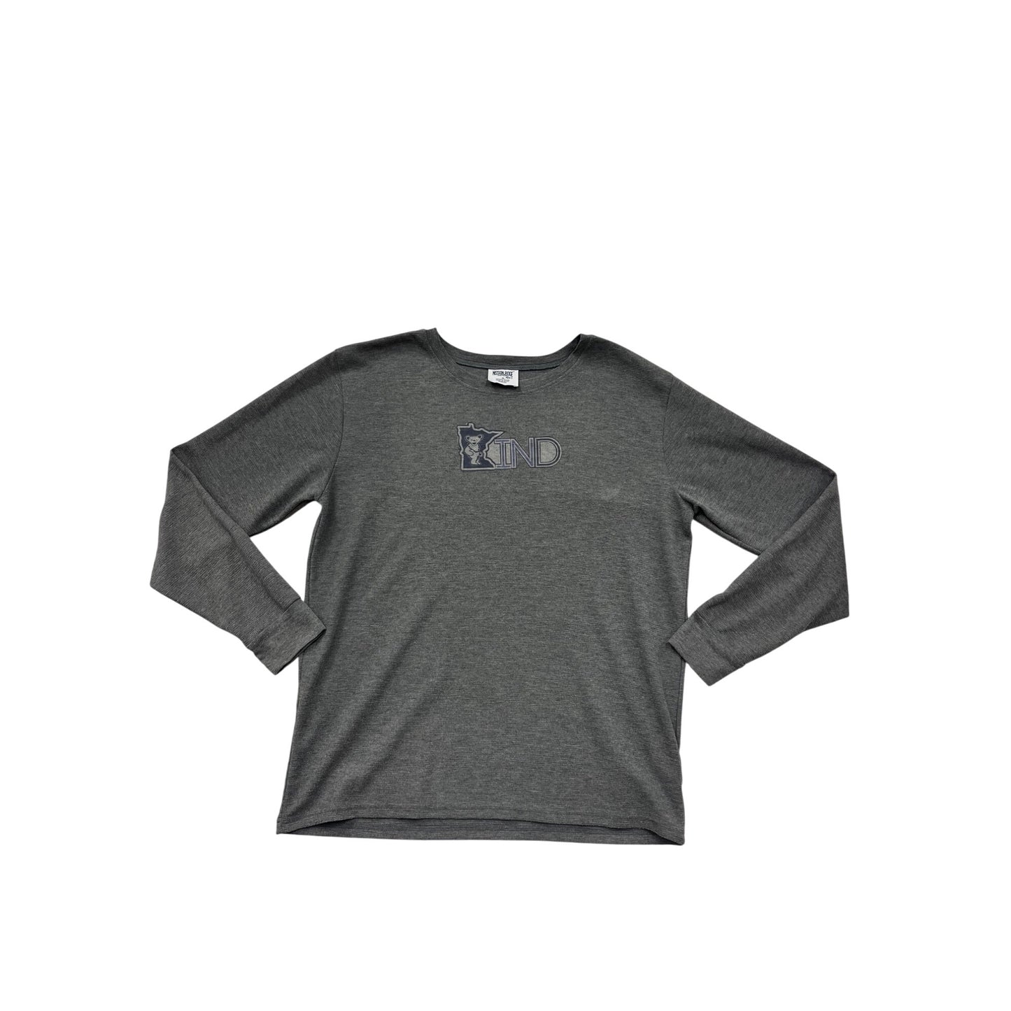 Mission Ridge Mens XL Gray "Kind" Graphic Long Sleeve Shirt #6538