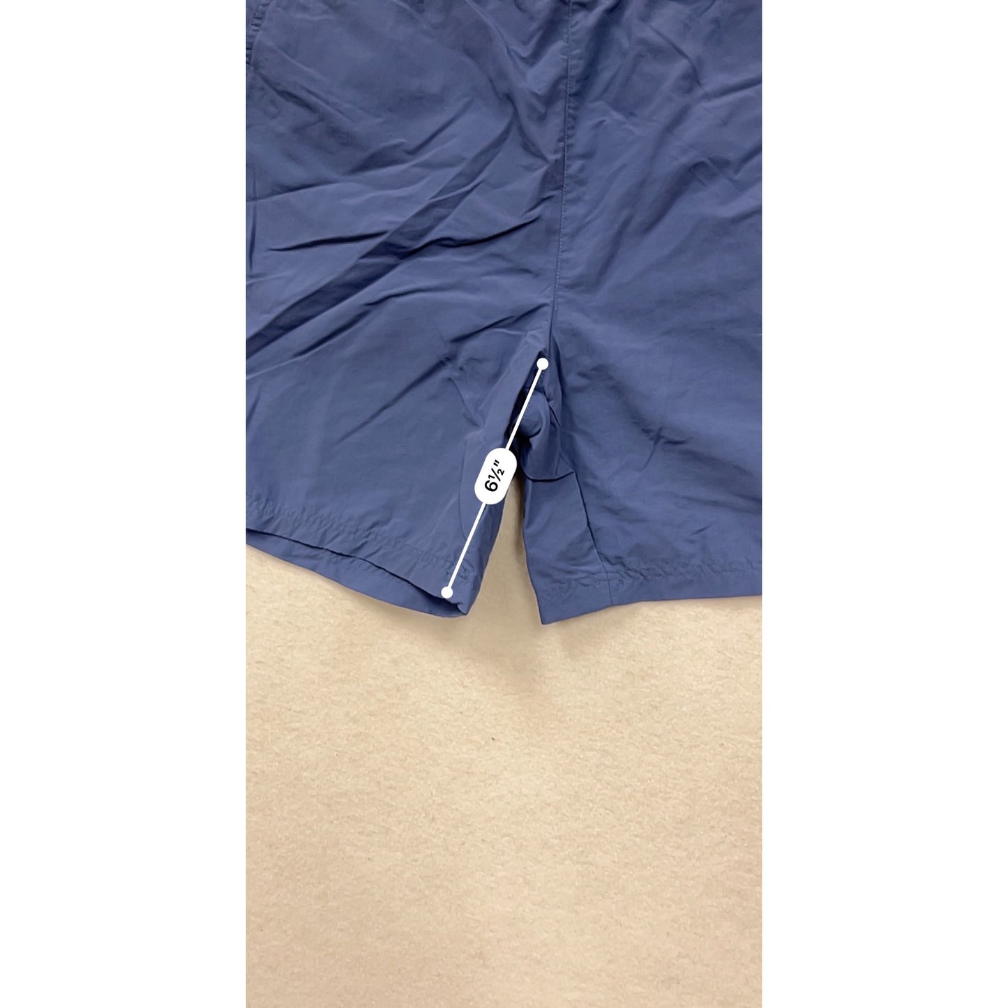 Greg Norman Mens Medium Blue Nylon/Polyester Cargo Swim Shorts #69A