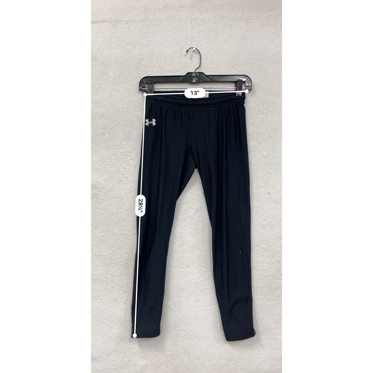 Under Armour Youth Large Black Athletic Leggings #8223