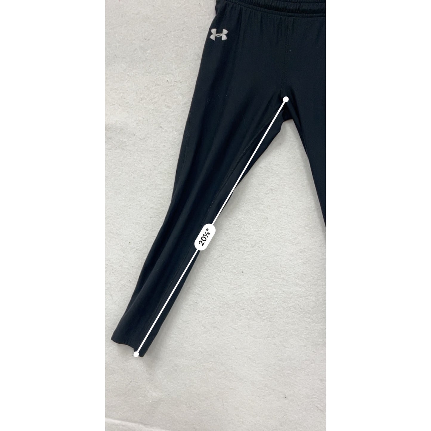Under Armour Youth Large Black Athletic Leggings #8223